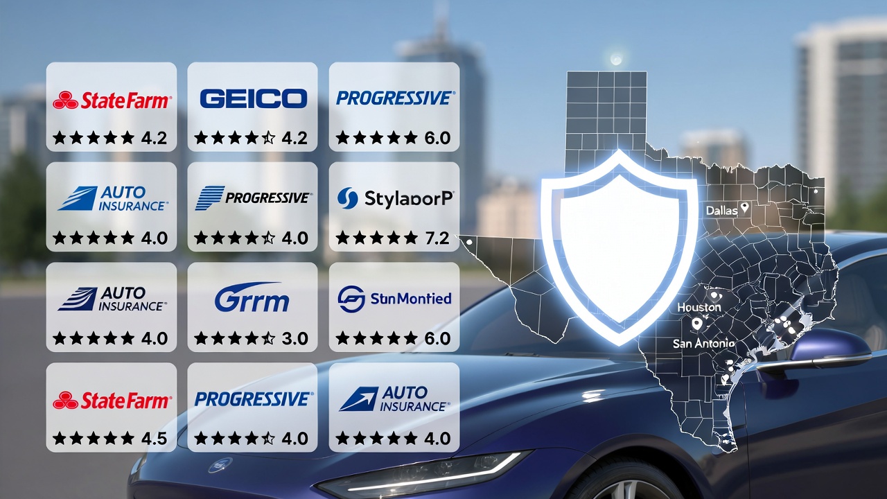 Top 10 Auto Insurance Companies in Texas for 2025 (Rates & Reviews)