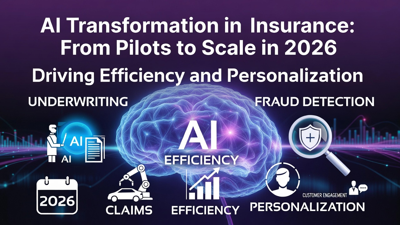 AI Transformation in Insurance: From Pilots to Scale in 2026 – Driving Efficiency and Personalization